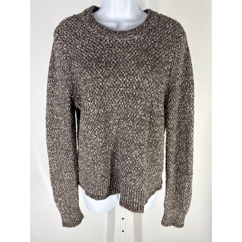 J.Crew Factory Honeycomb-Stitch Crewneck Sweater